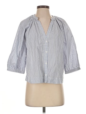 H&M 3/4 Sleeve Button-Down Shirt (view 1)