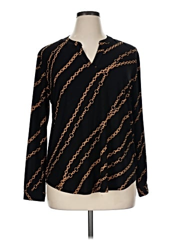 Anne Klein Long Sleeve Blouse (view 1)