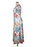 Unbranded Print Blue Casual Dress Size XL - photo 5