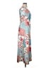 Unbranded Print Blue Casual Dress Size XL - photo 4