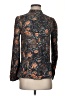 Hinge Paisley Black Long Sleeve Blouse Size XS - photo 1