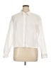Gap 100% Cotton Solid White Ivory Long Sleeve Button-Down Shirt Size XL - photo 1