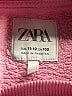 Zara Solid Pink Sweatshirt Size 11 - 12 - photo 3