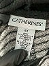 Catherines Stripes Gray Poncho Size 2X - photo 7