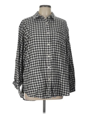 Aerie Long Sleeve Button-Down Shirt (view 1)