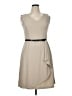 Calvin Klein Solid Tan Cocktail Dress Size 14 - photo 1