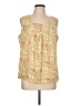 Classic Elements Yellow Sleeveless Blouse Size L - photo 1