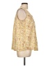 Classic Elements Yellow Sleeveless Blouse Size L - photo 4