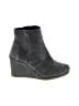 TOMS 100% Leather Gray Wedges Size 8 - photo 1