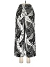 Grace 100% Rayon Print Black Casual Pants Size M - photo 2