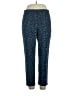 J.Jill Animal Print Blue Casual Pants Size 16 - photo 1