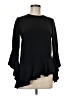 Alexis Black Long Sleeve Blouse Size M - photo 1