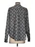 J.Crew Factory Store 100% Polyester Print Silver Long Sleeve Blouse Size S - photo 2
