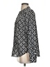 J.Crew Factory Store 100% Polyester Print Silver Long Sleeve Blouse Size S - photo 5