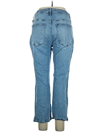 Madewell Curvy Kick Out Crop Jeans in Mather Wash (view 2)