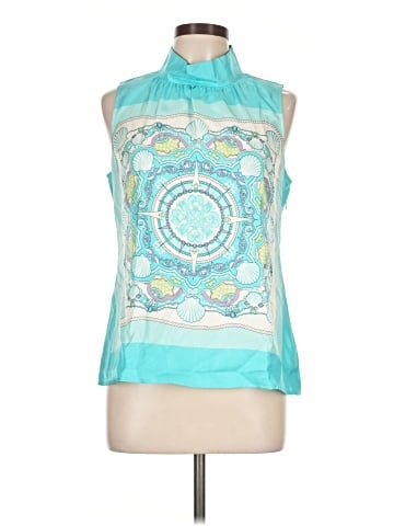 Vineyard Vines Sleeveless Silk Top (view 1)