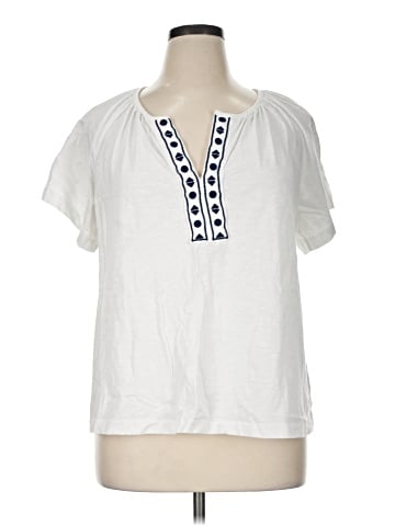 Lands' End Short Sleeve Henley (view 1)