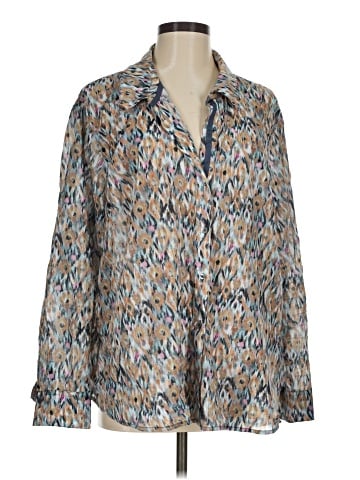 Nic + Zoe Long Sleeve Blouse (view 1)
