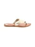 Mad Love Ivory Flip Flops Size 9 - photo 1