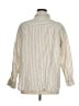 L.L.Bean 100% Linen Stripes Ivory Long Sleeve Button-Down Shirt Size 1X - photo 2