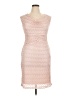 Connected Apparel 100% Polyester Pink Cocktail Dress Size 14 - photo 1