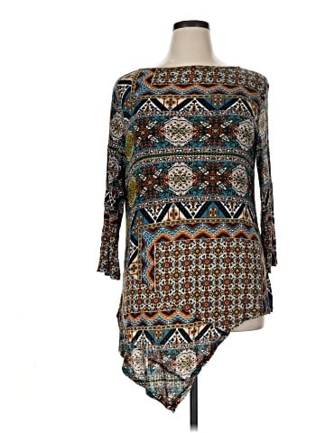 One World 3/4 Sleeve Blouse (view 1)
