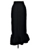 Unbranded Solid Black Formal Skirt Size L - photo 2