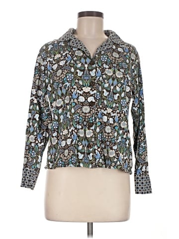 Vera Bradley 3/4 Sleeve Button-Down Shirt (view 1)
