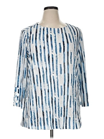 A La Carte 3/4 Sleeve Blouse (view 1)