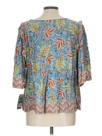 Democracy 3/4 Sleeve Blouse (view 2)