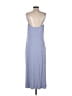 Unbranded Solid Blue Casual Dress Size S - photo 2