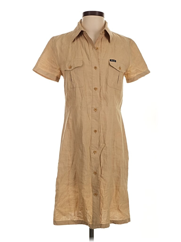 Pre-owned Façonnable Casual Dress In Tan