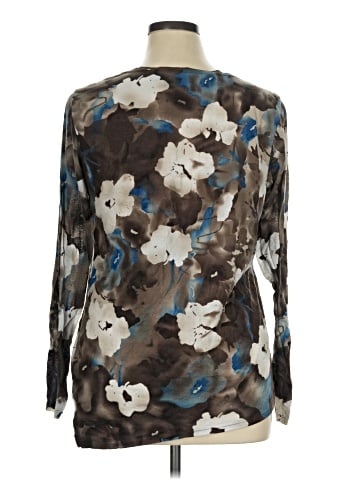 Simply Vera Vera Wang 3/4 Sleeve Top (view 2)