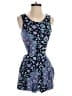 Kendall & Kylie 100% Rayon Paisley Blue Romper Size M - photo 1