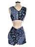 Kendall & Kylie 100% Rayon Paisley Blue Romper Size M - photo 2
