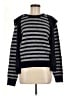Maeve Stripes Black Pullover Sweater Size M - photo 1