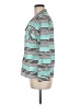 Elementz Stripes Teal Long Sleeve Blouse Size M (petite) - photo 5