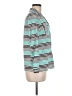 Elementz Stripes Teal Long Sleeve Blouse Size M (petite) - photo 4