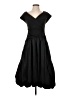 Xscape Solid Black Cocktail Dress Size 4 - photo 1