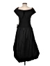 Xscape Solid Black Cocktail Dress Size 4 - photo 2