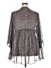 Chris & Carol 100% Polyester Gray Kimono Size 2X - photo 2
