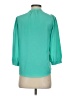 Collective Concepts 100% Polyester Teal 3/4 Sleeve Blouse Size XS - photo 2