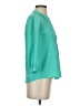 Collective Concepts 100% Polyester Teal 3/4 Sleeve Blouse Size XS - photo 4
