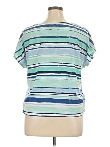 Alfred Dunner Short Sleeve Blouse (view 2)