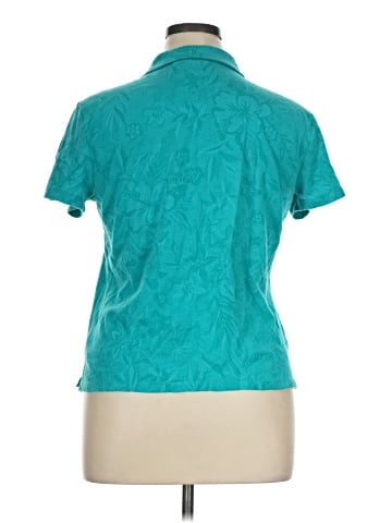 Caribbean Joe Short Sleeve Blouse (view 2)