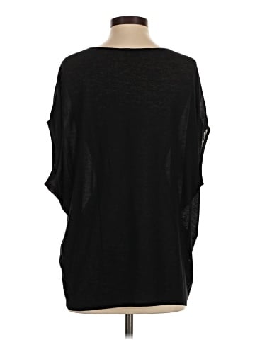 Vince. Short Sleeve Silk Top (view 2)
