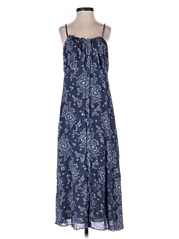 Madewell Tie-Back Button-Front Midi Dress in Archival Floral (view 1)