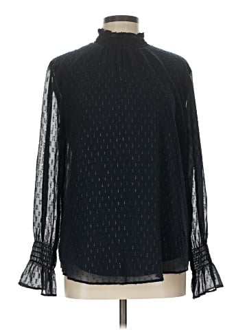Ann Taylor Long Sleeve Blouse (view 1)