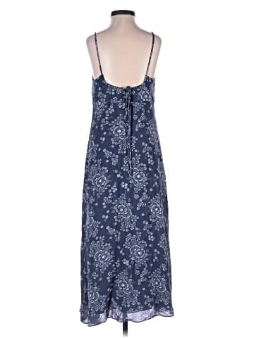 Madewell Tie-Back Button-Front Midi Dress in Archival Floral (view 2)