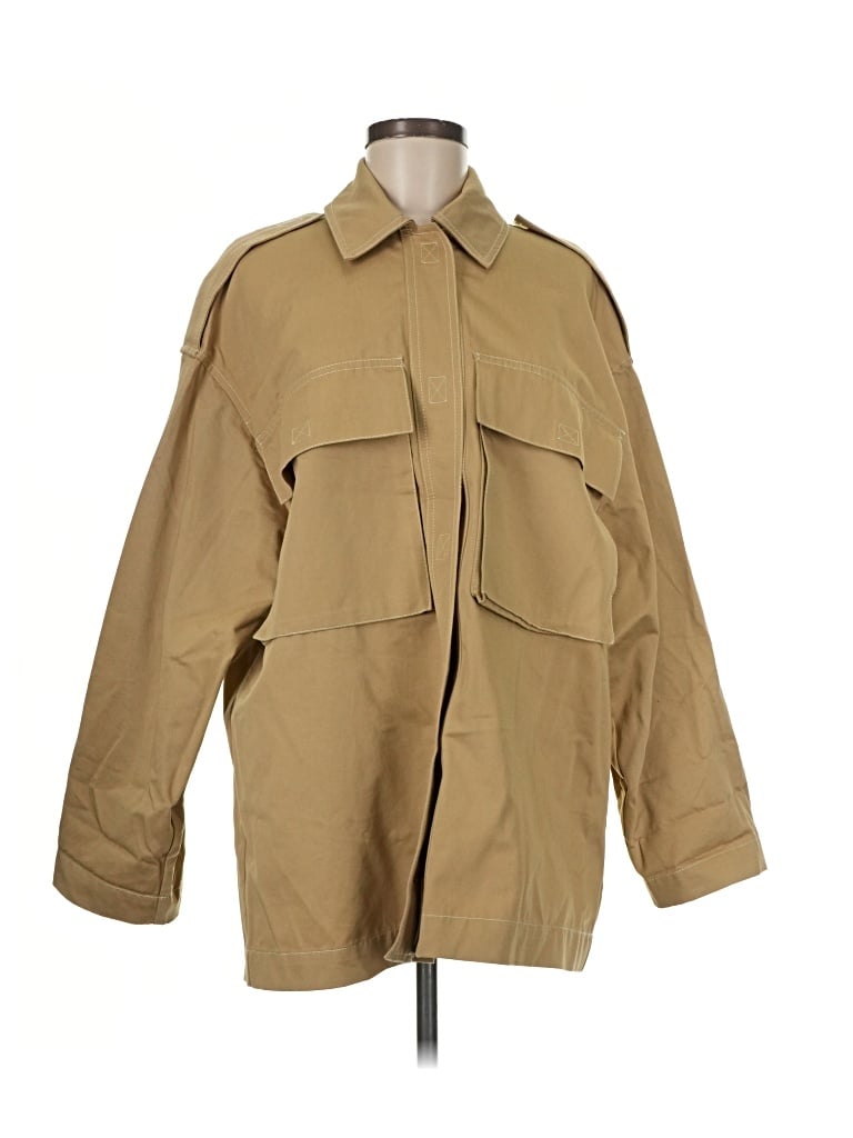Pre-owned Zara Trenchcoat In Tan